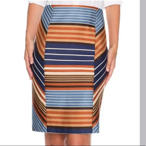 J.McLaughlin Indigo Montecito Pencil Skirt 8️⃣ - Picture 1 of 6